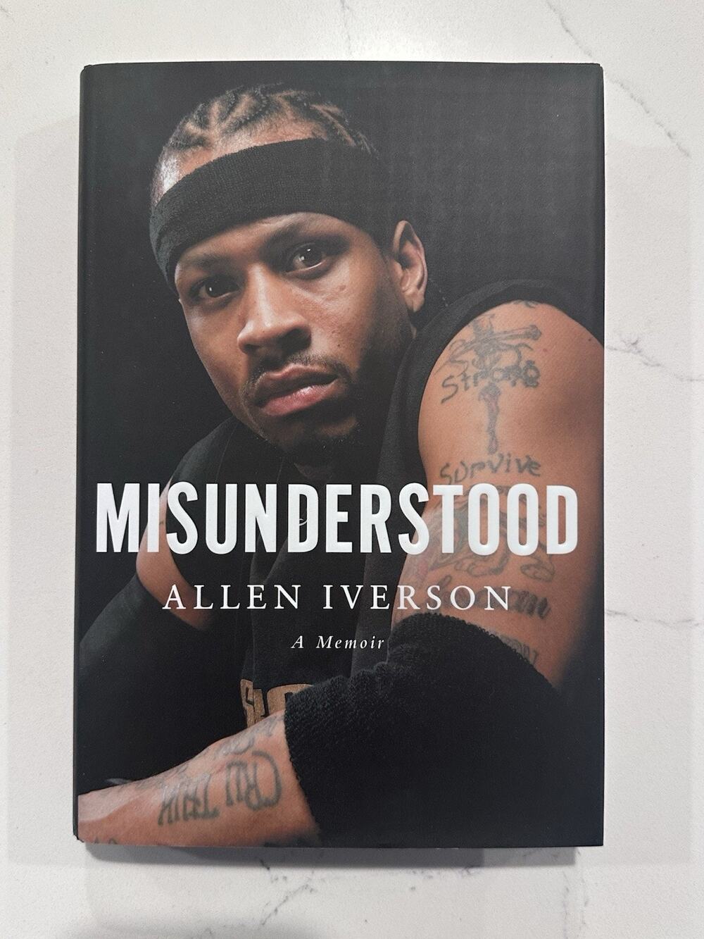 Allen Iverson 76ers Autographed Signed Memoir Book Misunderstood AUTO #4